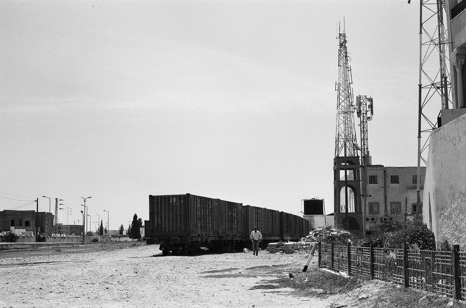Train in El Jem