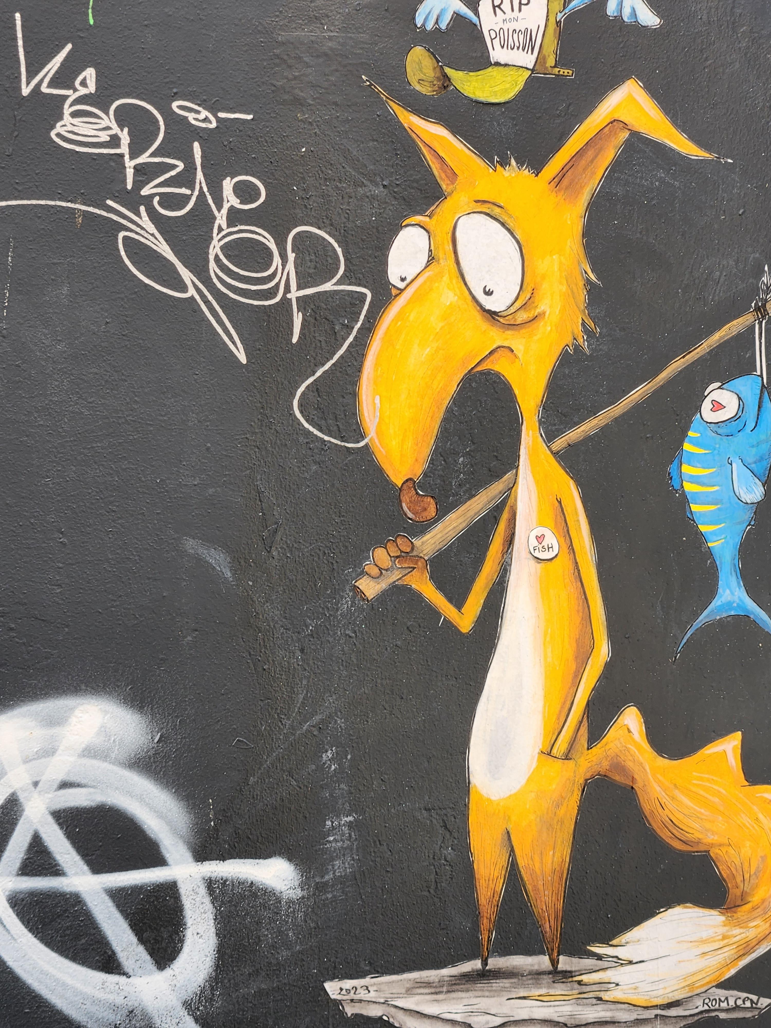 fishing painting